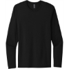 Custom Next Level Apparel Cotton Long Sleeve Tee. Black