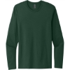 Custom Next Level Apparel Cotton Long Sleeve Tee. Forest Green