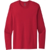 Custom Next Level Apparel Cotton Long Sleeve Tee. Red