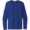 Custom Next Level Apparel Cotton Long Sleeve Tee. Royal Blue