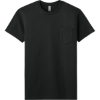 Custom Next Level Apparel Cotton Pocket Tee Black
