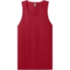Custom Next Level Apparel Cotton Muscle Tank Red