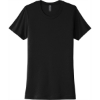 Custom Next Level Apparel Womens Cotton Tee. Black