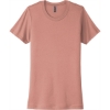 Custom Next Level Apparel Womens Cotton Tee. Desert Pink