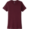 Custom Next Level Apparel Womens Cotton Tee. Maroon Red
