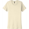 Custom Next Level Apparel Womens Cotton Tee. Natural Beige