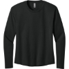 Custom Next Level Apparel Womens Cotton Relaxed Long Sleeve Tee Black