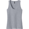 Custom Next Level Apparel Womens Cotton Tank Heather Gray