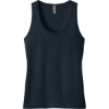 Custom Next Level Apparel Womens Cotton Tank Midnight Navy Blue