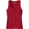 Custom Next Level Apparel Womens Cotton Tank Red