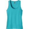 Custom Next Level Apparel Womens Cotton Tank Tahiti Blue
