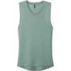 Custom Next Level Apparel Womens Festival Muscle Tank. Stonewash Green
