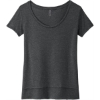 Custom Next Level Apparel Womens Festival Scoop Neck Tee. Charcoal