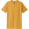 Custom Next Level Apparel Adult Poly/Cotton Tee. Antique Gold