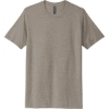 Custom Next Level Apparel Adult Poly/Cotton Tee. Ash Gray