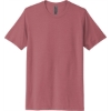 Custom Next Level Apparel Adult Poly/Cotton Tee. Smoked Paprika Red