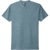 Custom Next Level Apparel Adult CVC Tee. Heather Slate Blue