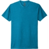 Custom Next Level Apparel Adult CVC Tee. Turquoise Blue
