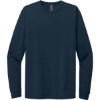 Custom Next Level Apparel Adult CVC Long Sleeve Tee Midnight Navy Blue