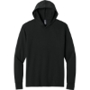 Custom Next Level Apparel CVC Long Sleeve Hoodie Black