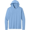 Custom Next Level Apparel CVC Long Sleeve Hoodie Heather Columbia Blue