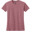 Custom Next Level Apparel Womens CVC Relaxed Tee Heather Mauve Red