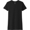 Custom Next Level Apparel Womens CVC Tee. Black