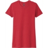 Custom Next Level Apparel Womens CVC Tee. Red