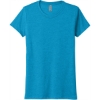 Custom Next Level Apparel Womens Tri-Blend Tee. VtgTurq