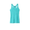 Custom Next Level Apparel Womens Tri-Blend Racerback Tank. Tahiti Blue