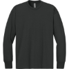 Custom Next Level Apparel Heavyweight Long Sleeve Tee Graphite Black