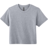 Custom Next Level Apparel Womens Heavyweight Boxy Tee Heather Gray