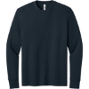 Custom Next Level Apparel Ideal Thermal Long Sleeve Tee Midnight Navy Blue