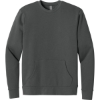 Custom Next Level Apparel Santa Barbara Pocket Sweatshirt Heavy Metal Gray