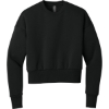 Custom Next Level Apparel Womens Heavyweight Sweatshirt Black