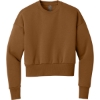 Custom Next Level Apparel Womens Heavyweight Sweatshirt Clay Orange