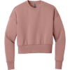 Custom Next Level Apparel Womens Heavyweight Sweatshirt Desert Pink