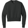 Custom Next Level Apparel Womens Heavyweight Sweatshirt Graphite Black