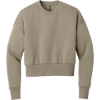 Custom Next Level Apparel Womens Heavyweight Sweatshirt Tan