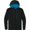 Custom Next Level Apparel Laguna Hoodie Black/Turquoise Blue