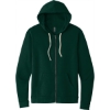 Custom Next Level Apparel Adult Santa Barbara Zip Hoodie. ForestGrn