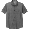 Custom OGIO Extend Short Sleeve Button-Up Blacktop Heather