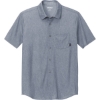 Custom OGIO Extend Short Sleeve Button-Up Deep Blue Heather