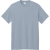 Custom Port & Co Core Blend Recycled Tee Athletic Gray Heather
