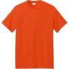Custom Port & Co Core Blend Recycled Tee Orange