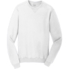 Custom Port & Co Beach Wash Garment-Dyed Crewneck Sweatshirt White