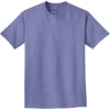Custom Port & Co Beach Wash Garment-Dyed Tee. Amethyst Purple