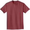 Custom Port & Co Beach Wash Garment-Dyed Tee. Merlot Red