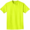 Custom Port & Co Beach Wash Garment-Dyed Tee. Neon Yellow