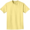 Custom Port & Co Beach Wash Garment-Dyed Tee. Popcorn Yellow